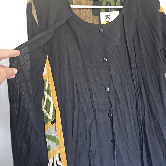 Vintage Large Katkus 100% Rayon Skirt & Top NWT - Picture 3 of 8